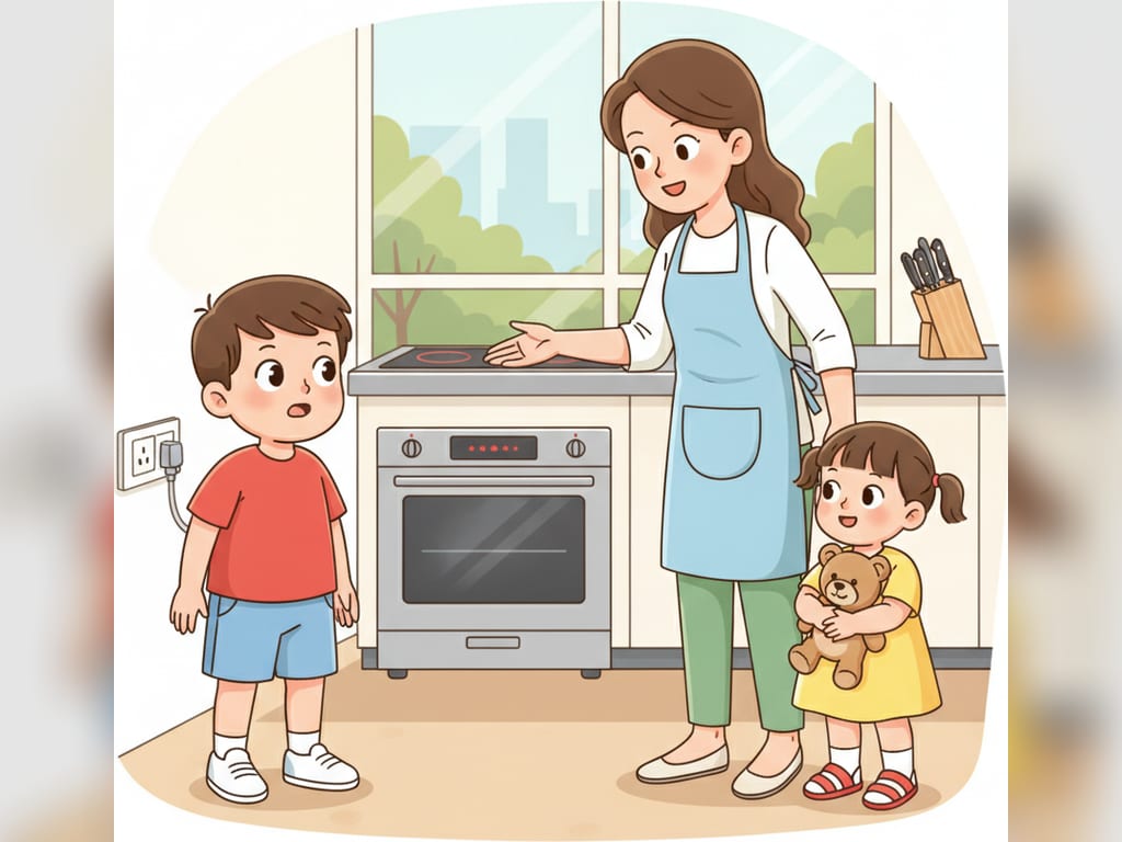 Bé Bi tránh xa nơi nguy hiểm