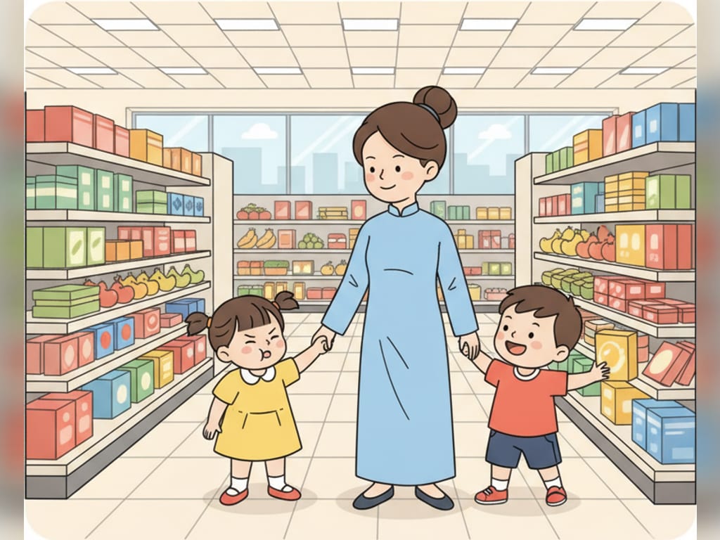 Bé Na không mè nheo nữa